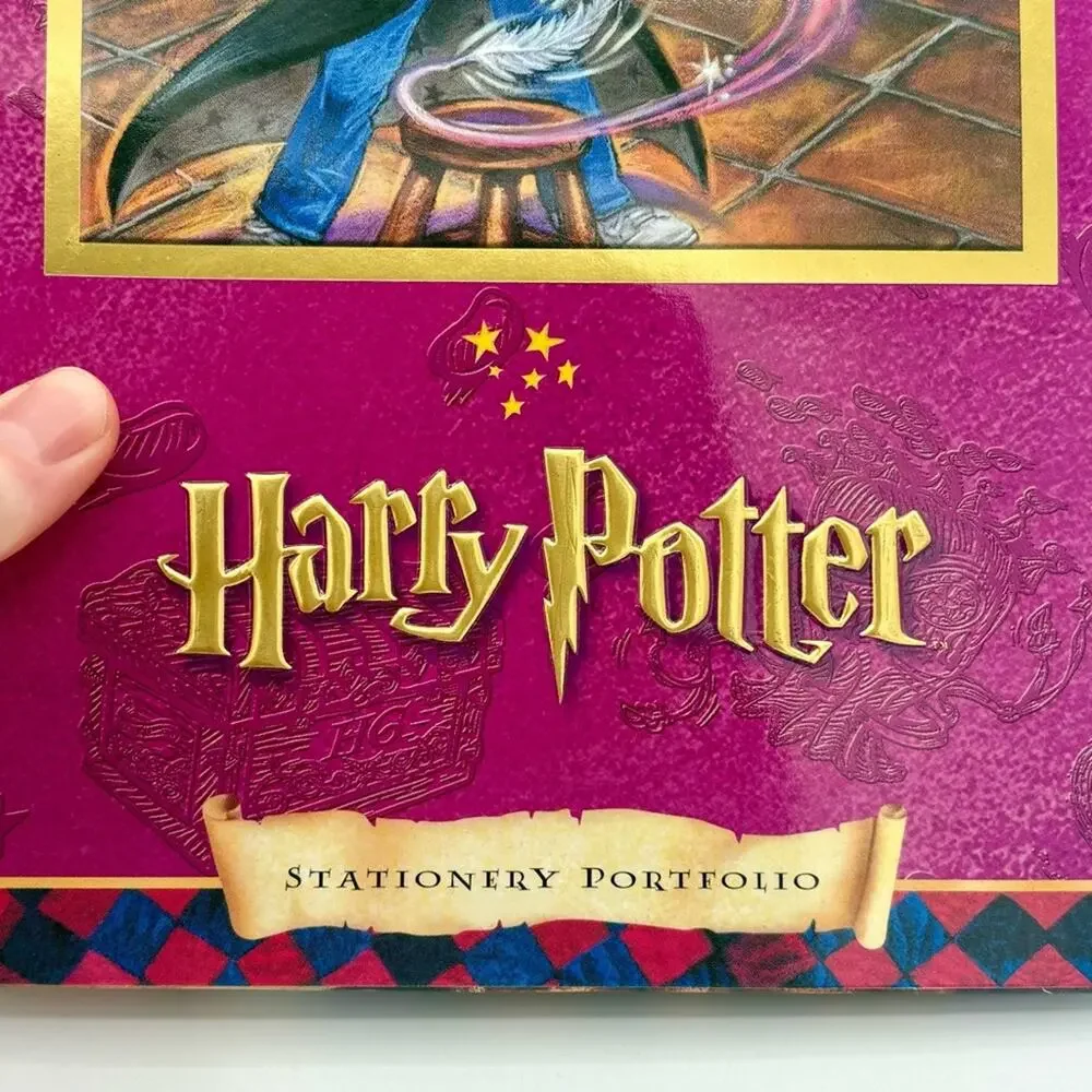 NEW Harry Potter Stationary Portfolio Set 12 Letterhead/ 14 Envelopes Birthday